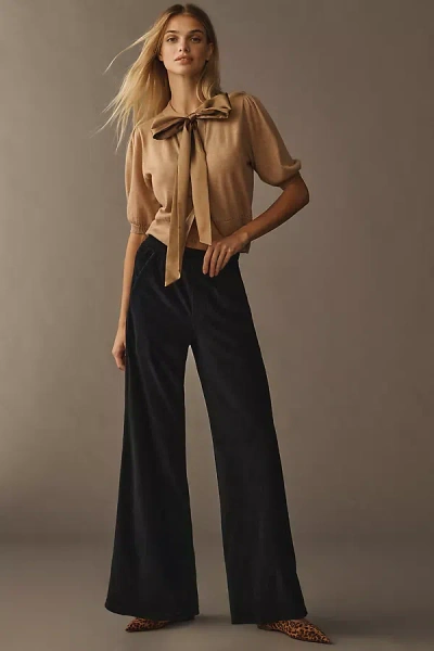 Citizen Of Humanity Brynn Drawstring Velour Pants In Blue