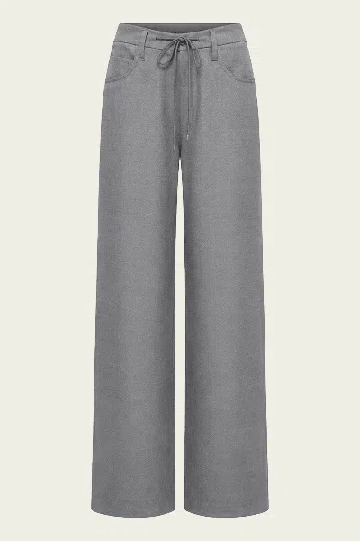 Citizen Of Humanity Brynn Felted Wool Trouser In Gris In Gray
