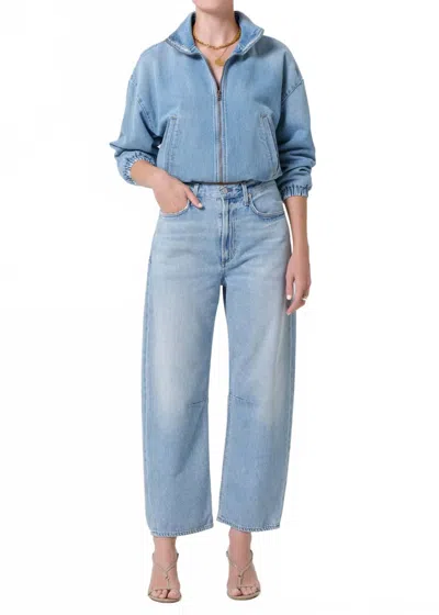 Citizen Of Humanity Bubble Bomber Jacket In Marseille In Blue