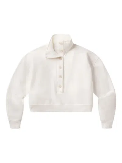 Citizen Of Humanity Button-placket Polo Top In White