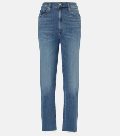 Citizen Of Humanity Blue Straight Leg Jeans