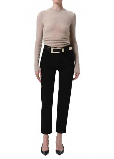Citizen Of Humanity Caia High Rise Straight Jeans In Black