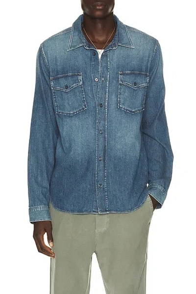 Citizen Of Humanity Cairo Utility Shirt In Blue