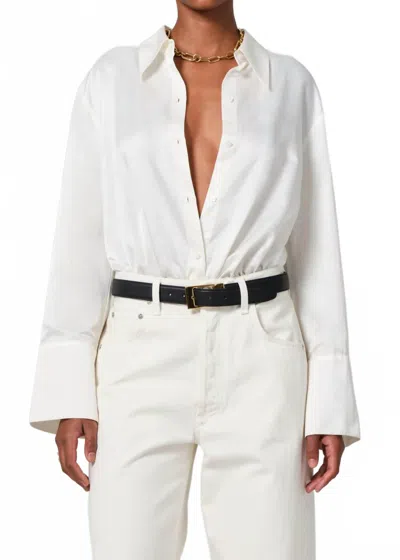 CITIZEN OF HUMANITY CAMILIA BUTTON DOWN SHIRT IN CASSI