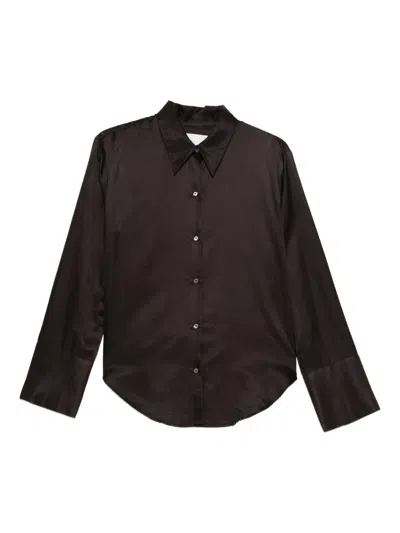 Citizen Of Humanity Camilia Buttoned-cuff Shirt In Brown