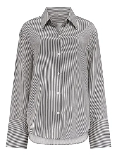 Citizen Of Humanity Camilia Striped Shirt In Blue
