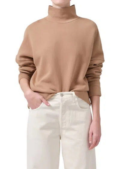 Citizen Of Humanity Cara Turtleneck Sweater In Surrey In Brown
