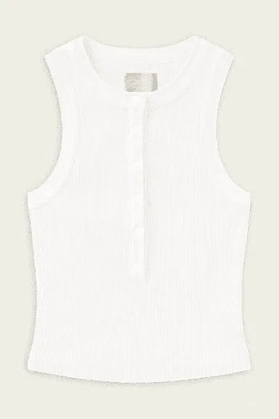 Citizen Of Humanity Caralyn Tank In Pashmina In White