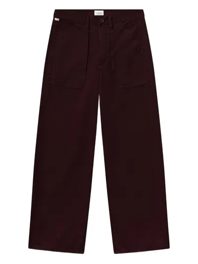 Citizen Of Humanity Cargo-pockets Wide-leg Jeans In Brown