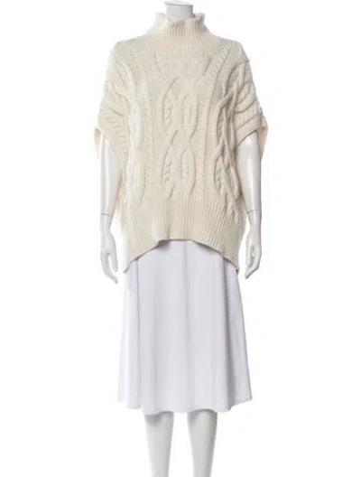 Pre-owned Citizen Of Humanity Cashmere Turtleneck Sweater In Neutral
