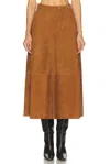 Citizen Of Humanity Cassia Skirt In Brown