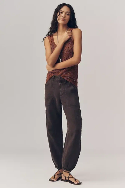 Citizen Of Humanity Ciela Linen Balloon Pants In Black