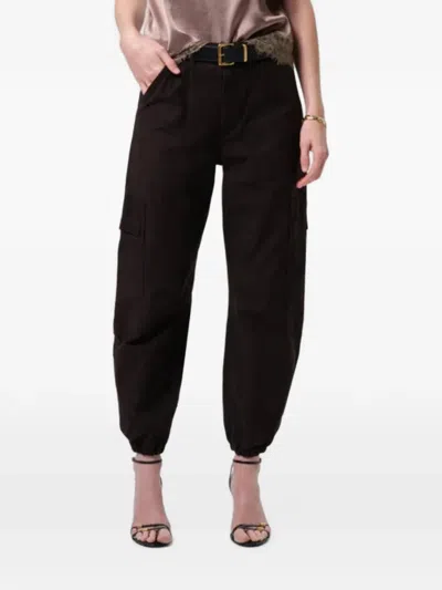 Citizen Of Humanity Ciela Multi-pocket Cargo Pants In Brown