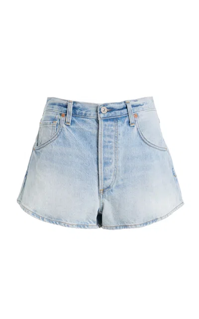 Citizen Of Humanity Citizens Of Humanity Abita Denim Shorts In Blue