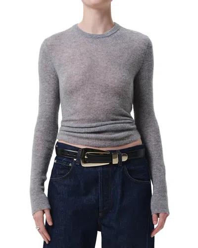Citizen Of Humanity Citizens Of Humanity Alessia Crewneck Sweater In Gray