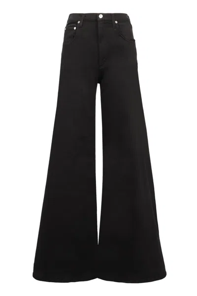 Citizen Of Humanity Citizens Of Humanity Amari Wide-leg Jeans In Black