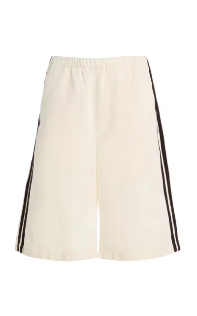 Citizen Of Humanity Citizens Of Humanity Anais Cotton-flax Track Shorts In White