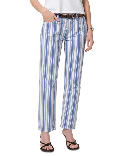 Citizen Of Humanity Citizens Of Humanity Anissa High Rise Straight Leg Jeans In Mar Stripe In Multi