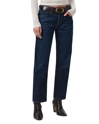 Citizen Of Humanity Citizens Of Humanity Anissa Low Rise Straight Leg Jeans In Madison In Blue