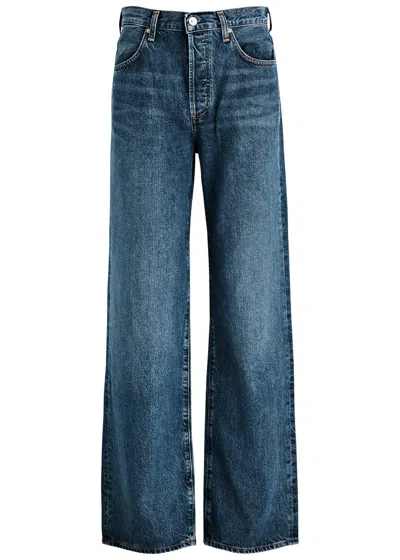 Citizen Of Humanity Citizens Of Humanity Annina High Waist Wide Leg Jeans In Indigo
