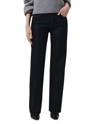 Citizen Of Humanity Citizens Of Humanity Annina High Rise Straight Leg Jeans In Juno In Black