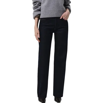 Citizen Of Humanity Citizens Of Humanity Annina High Waist Straight Leg Jeans In Black