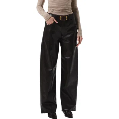 CITIZEN OF HUMANITY CITIZENS OF HUMANITY AYLA BAGGY RECYCLED LEATHER BLEND PANTS