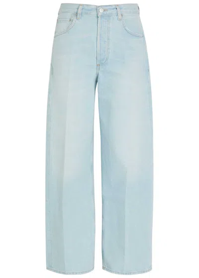 Citizen Of Humanity Citizens Of Humanity Ayla Baggy Wide-leg Jeans In Blue
