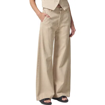 Citizen Of Humanity Citizens Of Humanity Beverly Slouchy Bootcut Pants In Neutral