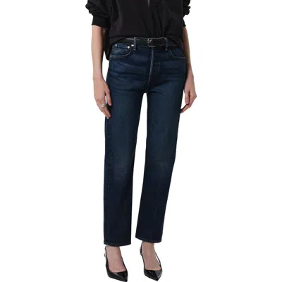Citizen Of Humanity Citizens Of Humanity Blaine High Waist Ankle Straight Leg Jeans In Blue