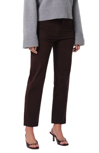 Citizen Of Humanity Citizens Of Humanity Caia High Waist Ankle Straight Leg Jeans In Brown