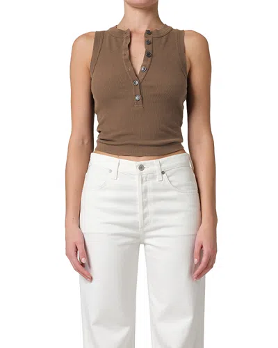 Citizen Of Humanity Citizens Of Humanity Caralyn Tank Top In Brown