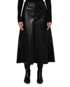 Citizen Of Humanity Cassia Leather Skirt In Black