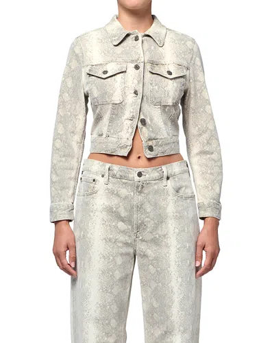 Citizen Of Humanity Citizens Of Humanity Charisse Shrunken Denim Jacket In Multi