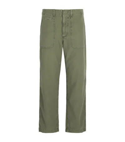 Citizen Of Humanity Citizens Of Humanity Cotton Winslow Utility Trousers In Green