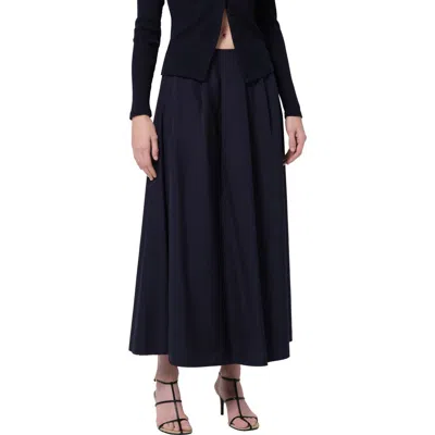 Citizen Of Humanity Citizens Of Humanity Emi Cotton Poplin Skirt In Blue