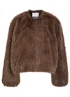 Citizen Of Humanity Citizens Of Humanity Esme Faux Fur Jacket In Brown