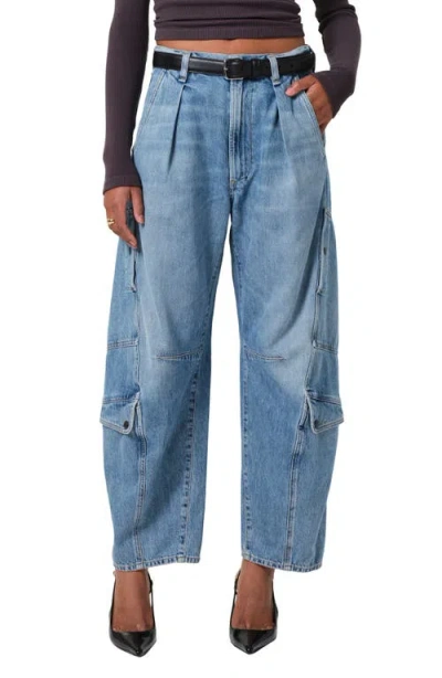 Citizen Of Humanity Citizens Of Humanity Flight Barrel Leg Jeans In Blue