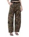 Citizen Of Humanity Flight Printed Mid-rise Straight-leg Cotton-blend Twill Cargo Pants In Multi