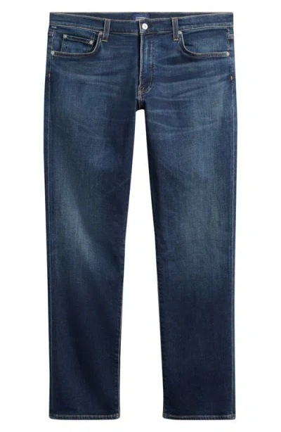 Citizen Of Humanity Citizens Of Humanity Gage Slim Straight Stretch Cotton & Cashmere Jeans In Blue