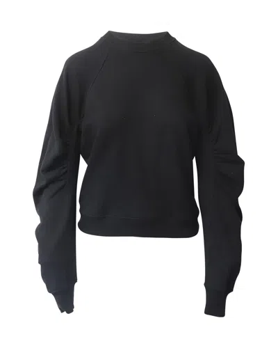Citizen Of Humanity Citizens Of Humanity Gathered Sleeves Sweater In Black Wool