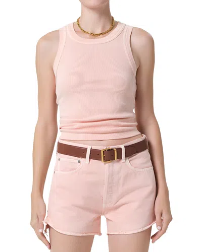 Citizen Of Humanity Citizens Of Humanity Isabel Ribbed Tank Top In Pink