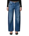 Citizen Of Humanity Citizens Of Humanity Lindz Tuxedo Stripe High Rise Easy Straight Jeans In Liro In Blue