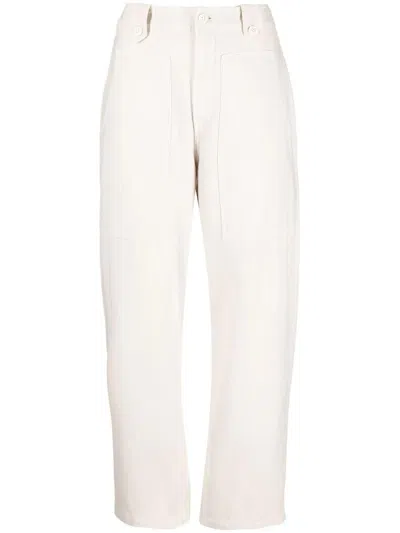 Citizen Of Humanity Citizens Of Humanity Louise Cotton Trousers In White