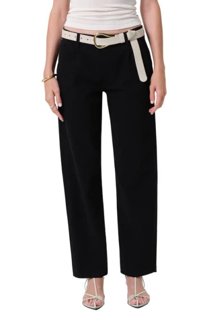 Citizen Of Humanity Citizens Of Humanity Mallory High Waist Relaxed Straight Leg Twill Pants In Multi