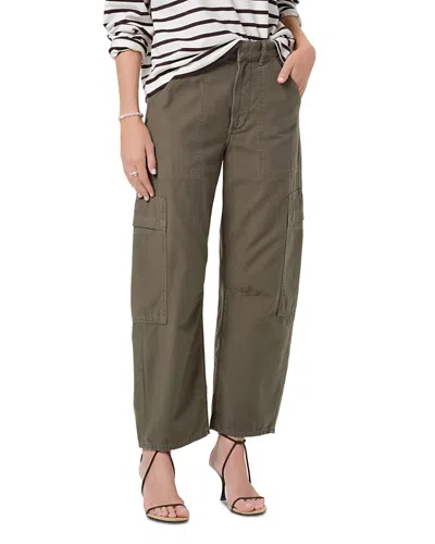 Citizen Of Humanity Citizens Of Humanity Marcelle Cotton Low Slung Cargo Pants In Brown