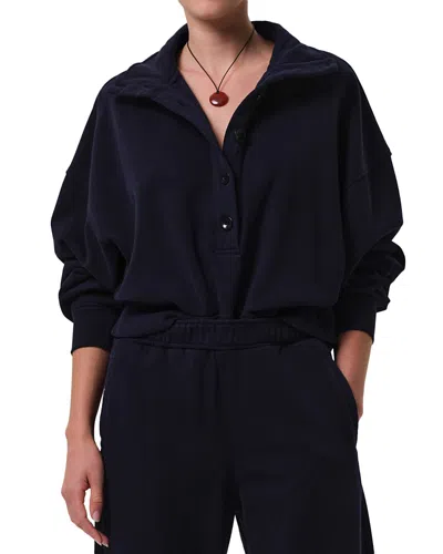 Citizen Of Humanity Citizens Of Humanity Mirelle Funnel Neck Sweatshirt In Blue