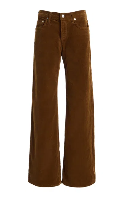 Citizen Of Humanity Citizens Of Humanity Nora Corduroy Trousers In Brown