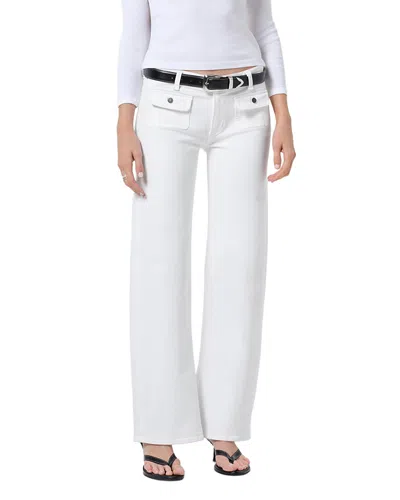 Citizen Of Humanity Citizens Of Humanity Nora Mid Rise Patch Jeans In Soft White