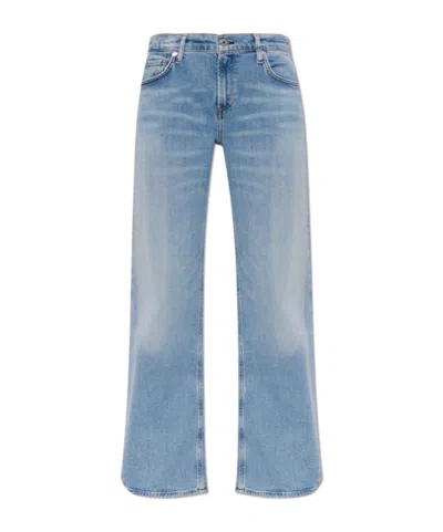 Citizen Of Humanity Citizens Of Humanity Nora Mid-rise Wide-leg Jeans In Blue